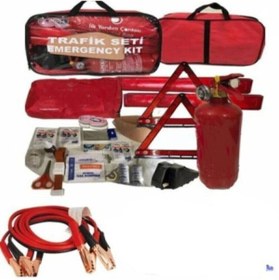 Resim inoltrare Çantalı Takviye Kablolu Ilkyardım Çantalı Trafik Seti Lüx+Akü Takviye 