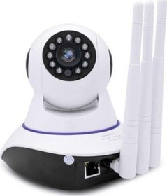 Resim Blue İnter Cmr 5 Kablosuz Wifi Ip Kamera 1080P Full Hd 3 Mp Hareketli Kamera Gece Görüşlü Beyaz 