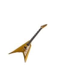 Resim Esp Ltd Kirk Hammett Signature Kh-v Metalik Gold Elektro Gitar 