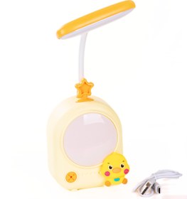 Resim Mukko Home Figürlü Temalı Şarj Edilebilir Masa Lambası – USB Şarjlı Çocuk Ders Lambası 