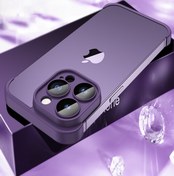 Resim KILIFMANİA Apple Iphone 12 Pro Max Kılıf 2 Parçalı Alt Üst Kamera Lens Korumalı Sert Silikon Kapak - Mor 