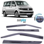 Resim Vw Transporter T5 T6 Cıtyvan 2003-18 Sunplex Sport Style Cam Rüzgarlığı Bt 4lü 