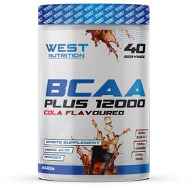 Resim West BCAA Plus 12000 Glutamin Taurin 600g Kola Aromalı Kompleks Amino Asit 