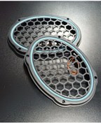 Resim BUZMAVİSİ Neon Işıklı 6x9 Oval Hoparlör ve Midrange Kapağı 1Takım (2adet) 