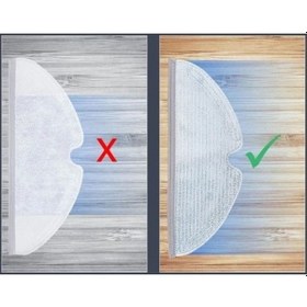 Resim Roborock s5 Max S6 Serileri Uyumlu Mop Fiber Bezi 4'lü (4 Adet) 