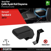 Resim S Dizayn S-dizayn Renault Symbol Kol Dayama Kolçak Çelik Ayaklı Abs Siyah 2013 Üzeri A+kalite 