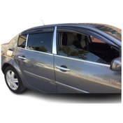 Resim MYTUNİNG Renault Megane 2 Krom Yan Direk 4 Parça 2004-2010 Arası 