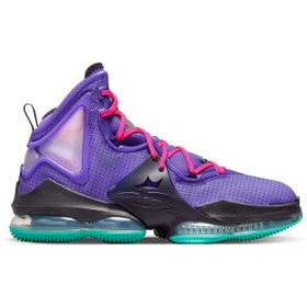 Resim Nike Lebron Xıx Nba Erkek Mor Basketbol Ayakkabısı Cz0203 500 