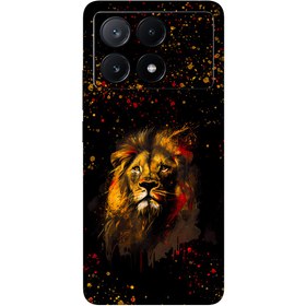 Resim PapsCover Poco X6 Pro Kaplama Aslan Sulu Boya 