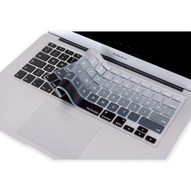 Resim Siyah Gri Macbook Pro Air Klavye Koruyucu Us-tr (eski Usb’li Model 2008/2017 Yılı) Ile Uyumlu Ombre 