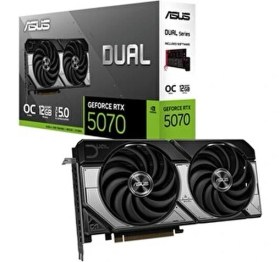 Resim Asus Dual Geforce Rtx5070 12Gb Oc Edition Dual-Rtx5070-O12G Gddr7 192Bit Gaming (Oyuncu) Ekran Kartı 