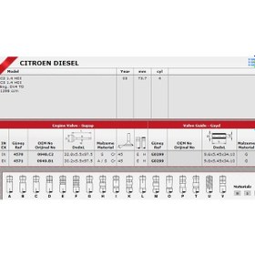 Resim Güneş Sibop Takımı 4570 4571 In 4 Ex 4 P206 1.4 Hdı P307 1.4 Hdı Motor Dv4 Td KNO-GÜNEŞ-4570-4571 