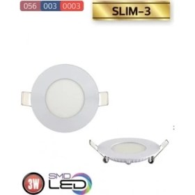 Resim Horoz Slim3 6400K Beyaz Işık 3W Smd Led Sıva Altı Led Armatür 