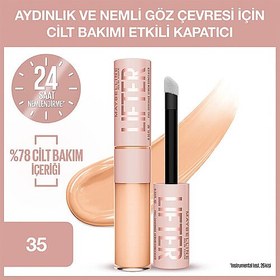 Resim Maybelline New York Lifter Kafein ve Peptit İçeren Nemlendiren ve Aydınlatan Kapatıcı - 35 