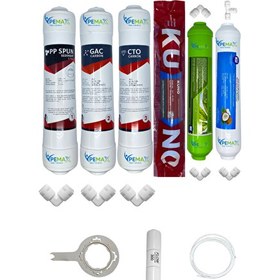 Resim Pemax Water Solutions Kapalı Kasa Su Arıtma Cihazlarına Ecomax 6'lı Orijinal LG Kuno Mebran Alkali -Tatlandırıcı 