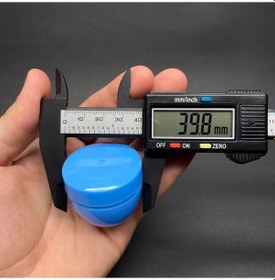 Resim 20 Ml Kapaklı Mavi Krem Kavanozu , 20 Cc Minik Pomat Kutusu , Mini Krem Kutusu X 10 Adet 