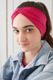 Resim Babygiz Kız Çocuk Fuşya Bandana 