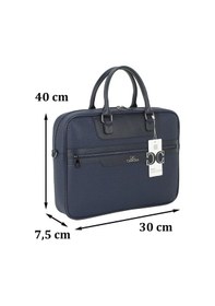 Resim Case Club 2208 Notebook El Omuz Çantası 15.6 İnç Laptop Bölmeli Omuz Askılı Lacivert 