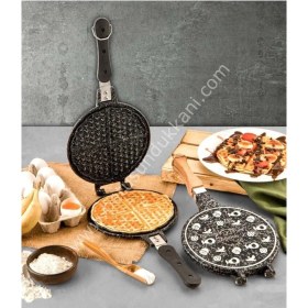 Resim Döküm Waffle Tavası 