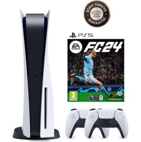 Resim Sony Playstation 5 + 2.Dualsense + PS5 Fc 24 