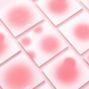 Resim 50 Yaprak, Pembe Seri Kare Yapışkan Not Kağıdı, Mesaj Kağıdı 