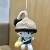 Resim Silver1 Sevimli Renkli Ip Peluş Ayı Kolye El Yapımı Oyuncaklar Küçük Bebek Çanta Çekicilik Sevimli Bebek Cep Telefonu Çekicilik (Yurt Dışından) 