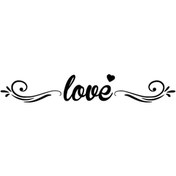 Resim Love Sticker Oto-motor-laptop-duvar-dekor 10 X 2 Cm 