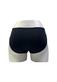 Resim Kolcu 3 Lü Bayan Lycralı Bikini Kilot-siyah Siyah 
