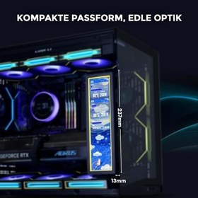 Resim Lian Li 8.8″ Universal Ekran Beyaz (G89.SM088W.00) 