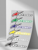 Resim Sticker Market Sticker Seti, Düz Yüzeyler Için A4 Boyutu Çıkartma Etiket Seti 