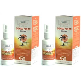Resim Uber Clinic Çil Ve Leke Karşıtı Güneş Koruyucu Yüz Kremi Spf50+ 100 ml X 2 Adet 