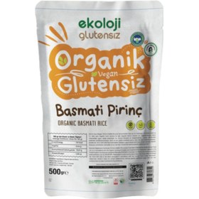 Resim EKOLOJİ MARKET Organik Glutensiz Basmati Pirinç 500g 