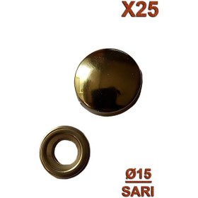 Resim Vida Kapama Ø15 Sarı 25 Adet 