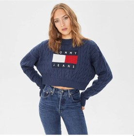 Resim Tommy Hilfiger Tommy Hılfıger Kadın Kazak Dw0dw14261-c87 Dw0dw14261-c87 Lacivert 
