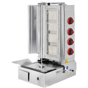Resim Csa Karacasan Doğalgazlı 4 Radyanlı Alttan Motorlu Döner Ocağı Makinesi 