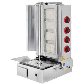 Resim Csa Karacasan Doğalgazlı 4 Radyanlı Alttan Motorlu Döner Ocağı Makinesi 