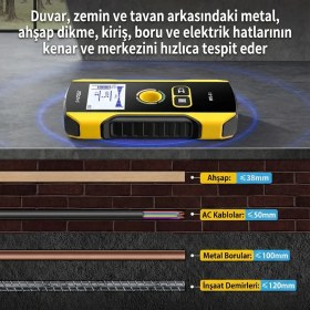 Resim Fnirsi WD-01 Metal Dedektörü Duvar Tarayıcı 