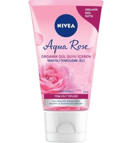 Resim Nivea Aqua Rose Organik Gül Suyu İçeren Makyaj Temizleme Jeli 150 ML 