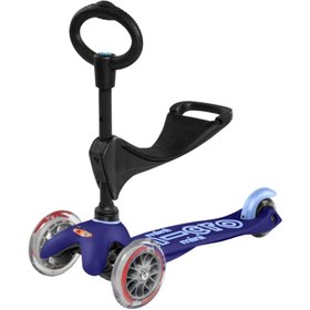 Resim Micro Mini 3in1 Deluxe 3 Tekerlekli Scooter Blue - 1+ Yaş / Mavi 