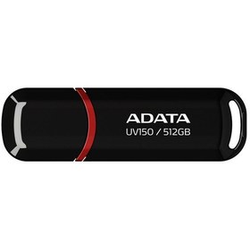 Resim Adata Uv150-512gb Usb3.2 Gen1 Black Flash Bellek 