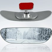 Resim Takgör Ova-3 Yapıştırmalı Universal Iç Dikiz Aynası 16X4 cm Gri 