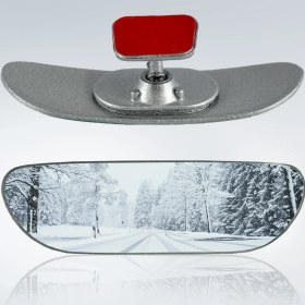 Resim Takgör Ova-3 Yapıştırmalı Universal Iç Dikiz Aynası 16X4 cm Gri 