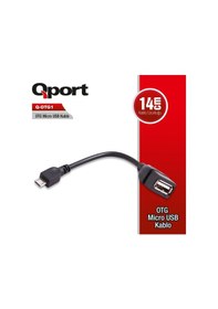 Resim Qport Q-otg1 15cm Otg Micro Usb Çevirici-188047 