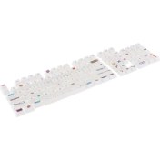 Resim Lovoski 108 Tuşlar Pbt Keycaps Oem Profil Herhangi Boyutu Için Uygun Mekanik Klavye Memphis R2 (Yurt Dışından) 