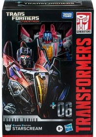 Resim Takara Tomy Transformers Studio Series Deluxe War For Cybertron 06 Starscream Figürü Oyuncakları Transformers 