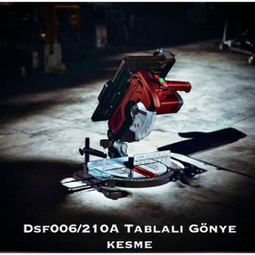 Resim Maxstar PROFOSYONEL TABLALI GÖNYE KESME TESTERE 45 AÇILI YATAR DİKEY 210 TEPSİ BIÇAK ÇAPI 1200 W 