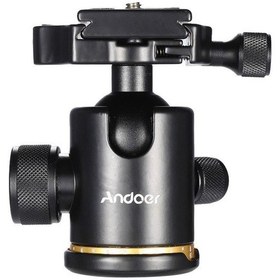 Resim Andoer Alüminyum Alaşımlı Bilyalı Top Kafa D3700 