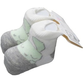 Resim Bibaby Cute Rabbit Bebek Çorabı 68369 Yeşil 