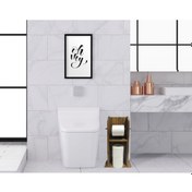 Resim Bk Home Doğal Masif Ahşap Tuvalet Kağıtlığı Ve Dekoratif Ahşap Si (551052495) Bk