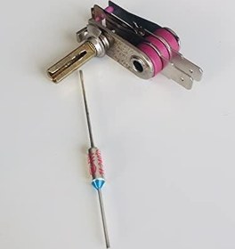 Resim KARACA Tost Makinesi Termostatı ve Sigortası Mil Uzunluğu 2,5 cm, 220 VOLT +Termistör 